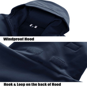 Nexfit Athletics Custom Mens Hooded Softshell Bomber <b>Jacket</b> Waterproof Windproof <b>Fleece</b> <b>Lined</b> Quick Dry Winter OEM ODM Wholesale - Product Image 4