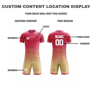 Uniforme de Fútbol Sublimado Personalizado, 100% Poliéster, Transpirable, con Protección UV, Directo de Fábrica - Product Image 5