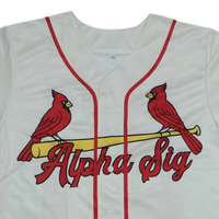 Maillot de baseball pour équipe adulte, qualité professionnelle supérieure, manches courtes, nouvelle arrivée, best-seller, maillot de baseball en polyester