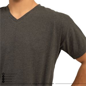 เสื้อยืดคอวีเฮนลีย์ผ้าฝ้าย 100% สกรีนโลโก้ OEM ตามสั่ง คุณภาพสูง ขายส่ง เสื้อยืดลำลองระบายอากาศได้ดี สำหรับทุกเพศ ผู้ผลิตเสื้อยืด - Product Image 4