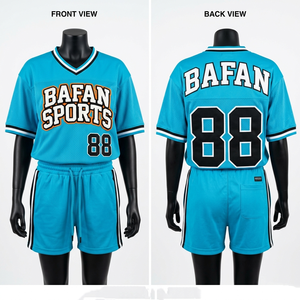 Premium 180 GSM polyester <b>mesh</b> football jersey and shorts <b>set</b> green stitched logo tackle twill numbers logo Women's <b>Sets</b> - Product Image 4