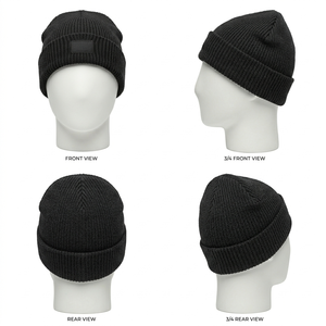 Gorros de Punto Unisex 2026, 100% Acrílicos, con Parche de Logotipo Personalizado, Gorro de Invierno, Gorra para Exteriores, Gorros Cálidos de Punto - Product Image 1