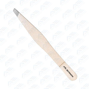 Pince à sourcils en acier inoxydable Pince à épiler ultra-mince à pointe inclinée pour instruments de beauté à prise précise Instruments de soins de beauté - Product Image 4