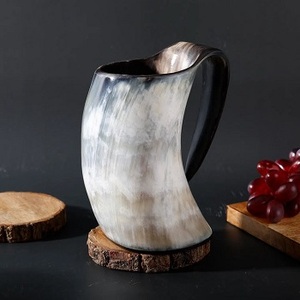 Eco-Friendly Handmade American Style Horn Mug Handle with Customized Packaging for <b>Beer</b> Wine Party Use-F S INTERNATIONAL - Product Image 3