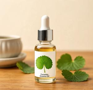 Huile Essentielle Pure Pressée à Froid de Gotu Kola et Centella Asiatica Biologiques Sauvages avec Parfum Herbal Terrestre pour Tous Types de Peau - Vente en Gros - Product Image 2