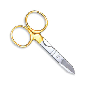 Ciseaux à cuticules professionnels en acier inoxydable, couleur dorée, meilleure qualité, prix abordable, manucure professionnelle en acier inoxydable - Product Image 6