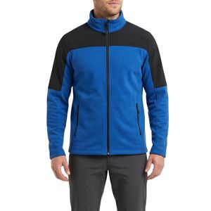 Veste Softshell Noire et Rouge à Rayures sur les Manches, Vêtement de Sport Athlétique Respirant Coupe-Vent - Product Image 3