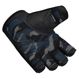Leather Fingerless Weightlifting Gloves Anti-Slip Hand Grips Padded Palm for Gym Bodybuilding Training - Product Image 6