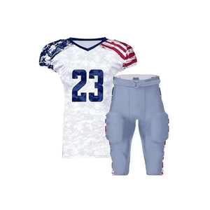 Uniforme de Fútbol Americano 2025, Transpirable, que Absorbe la Humedad, 100% Poliéster, Pantalones Cortos, Nombres de Equipo Personalizados, Unisex, Precio Competitivo - Product Image 4