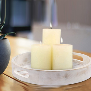 Bandeja de Servir Rectangular de Madera Refinada de Brownwood Handicrafts, Acabado Atemporal, Diseño Floral, Grado Comercial, Multifuncional - Product Image 2