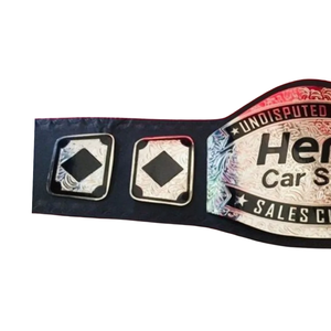 Cinturón de Lucha Libre Personalizado Hertz Car Sales Champion, Cinturón de Venta Personalizado de Alta Resistencia para Logradores - Product Image 3
