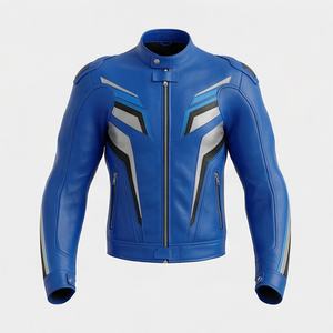 Chaqueta de Motociclista de Cuero Genuino para Hombre de la Mejor Calidad, Nueva Colección de Invierno, Chaquetas de Motocicleta con Protecciones Desmontables Personalizadas - Product Image 1