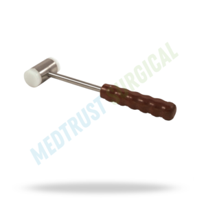 ค้อนขนาดใหญ่แบบแม่นยำ หัวแข็งหุ้มพลาสติก ขนาด 8 นิ้ว เครื่องมือผ่าตัดกระดูกสันหลัง อุปกรณ์ศัลยกรรมกระดูก ใช้สำหรับกระดูก - Product Image 4