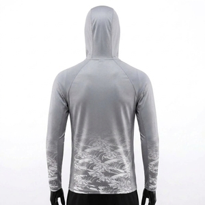 Maillots de pêche de qualité supérieure pour hommes, logo personnalisé sur le devant, respirants, sublimation - Product Image 6