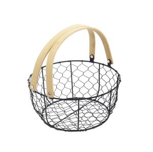 Panier à fruits en fer forgé très vendu, panier décoratif de table pour légumes, utilisations multiples dans la cuisine domestique, taille et forme personnalisables - Product Image 6