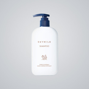 Bouteille de shampoing Sky Milk Korean K-Beauty - KIDIKIDI Fabriqué en Corée 300 mL Liquide KERATINE - Product Image 2