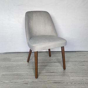 Sillas de comedor modernas de estilo nórdico con patas de madera - Product Image 3