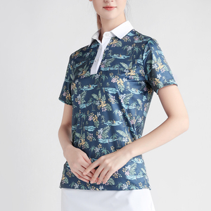 Top Selling <b>Clothes</b> Women Polo T Shirt Custom Logo <b>Printing</b> Round Neck Women Polo T-Shirt Short Sleeve Women Polo T Shirt - Product Image 5