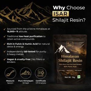 Résine de Shilajit Pure 1kg OEM Shilajit de l'Himalaya avec 82% d'acide fulvique et oligo-éléments pour un soutien naturel de l'énergie et de la vitalité - Product Image 6