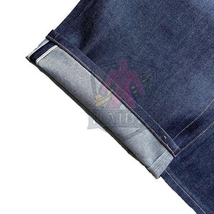 กางเกงยีนส์ทรงหลวมผู้ชายคุณภาพสูง น้ำหนักเบา ติดกระดุม สีพื้น ผ้าฝ้าย 100% ขายดีสำหรับผู้ใหญ่ - Product Image 3