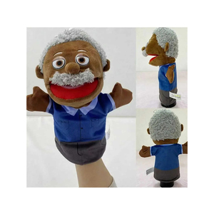 Plush Puppet Boy Green Checkered Shirt Brown Pants 31cm-50cm <b>Soft</b> <b>Stuffed</b> Animal <b>Toy</b> For Kids Age 2 To 4 Years - Product Image 4