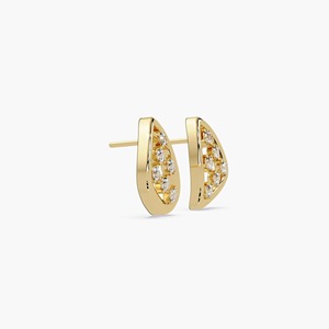 Pendientes de Diamantes Cultivados en Laboratorio de Oro de 14K, Minimalistas, Geométricos, Pequeños, Elegantes, para Uso Diario, Regalo de Joyería para Boda, para Mamá, Hija, Mujer - Product Image 5