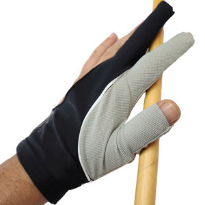 Guantes de Billar al por Mayor, Guantes de Tres Dedos para Mesa de Snooker, Adhesivos Antideslizantes para Bolas, Guante Impermeable para Mano Izquierda - Product Image 1