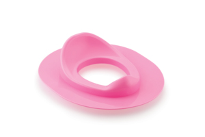 Siège de toilette en plastique bleu, design uni, pour les tout-petits - Product Image 2