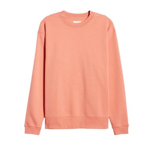 Sweat-shirt unisexe à col rond et manches longues 100% coton, style décontracté hiver-printemps, en molleton respirant et anti-plis, doublé, ODM - Product Image 3