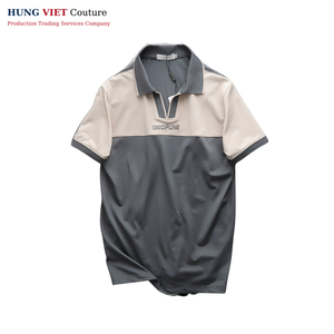 เสื้อ2025สีพื้นสำหรับใส่ได้ทั้งชายและหญิงเสื้อยืดผ้าสไตล์ลำลองแขนสั้นนิยมชุดทำงานพิมพ์ลายเสื้อ65% - Product Image 4