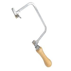 Cadre de scie à ruban mobile pour bijoux en or et argent, avec poignée en bois courbée DIY, scie à ruban manuelle en U pour la découpe et le poinçonnage de l'or - Product Image 5
