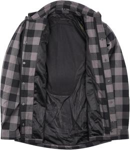 Chemise de motard en flanelle à carreaux blindée pour homme, respirante, coupe-vent, ignifuge, séchage rapide, plusieurs poches de rangement - Product Image 4