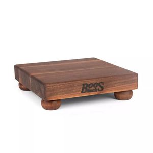 Planche à découper rectangulaire moderne en bois de chêne et grain de bois naturel avec poignée, pour cuisine et service - Product Image 3