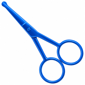 Tijeras para Cortar el Vello de la Nariz con Punta Redonda, de Acero Inoxidable, Duraderas y Seguras, con Logotipo Personalizado, Cuchilla Afilada, Reutilizables, Herramientas para Recortar las Uñas, OEM ODM - Product Image 1