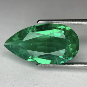Columbia Emerald Cut Lab Created Grown Pear Cut Loose Gemstones Customizable Sizes Shapes Color Play/<b>Fire</b> - Product Image 4
