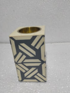 Brûleur d'encens élégant en résine avec incrustations d'os de qualité supérieure Imperial Noor pour le Ramadan et les cadeaux de fête - Product Image 2