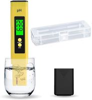 Medidor de pH Digital Portátil, Impermeable, Tipo Pluma, para Pruebas de Ácido-Base en Agua