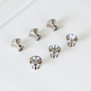 Traditional Design Zinc Alloy Acrylic Crystal Round Cabinet Knobs and Drawer Pulls for Hotel Wardrobe <b>Furniture</b> <b>Hardware</b> - Product Image 1