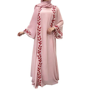 Abaya Informal Musulmana para Mujer, Talla Grande, Transpirable, de Rayón, para Adultos, Hijab de Manga Larga, Secado Rápido, Corte Holgado, para Oración, 2026 - Product Image 1
