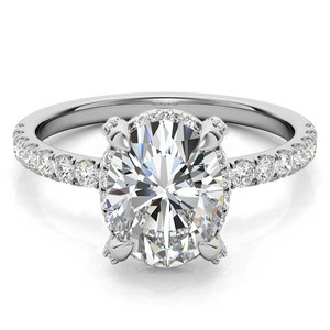Luxury Oval Cut Lab Grown Diamond <b>Ring</b> 9K 14K 18K Gold IGI Certified for Women Perfect Engagement Wedding Anniversary <b>ring</b> - Product Image 3