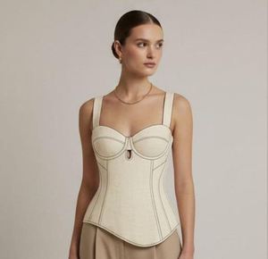 Corsé Estructurado con Varillas de Acero, Copas con Aros Integrados, Control Medio, Transpirable, de Secado Rápido, Faja Reductora de Abdomen para Uso Diario - Product Image 2