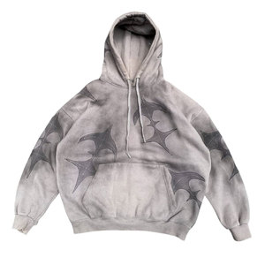 Sweat à capuche coloré pour homme, 100 % coton, séchage rapide, molleton, coupe oversize, épaules tombantes, avec cordons, haute qualité, best-seller - Product Image 1