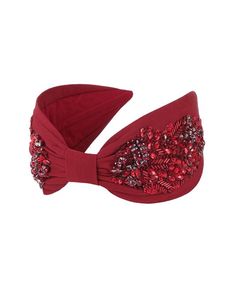 Magnifique bandeau brodé à la main avec perles décoratives pour des coiffures élégantes - Product Image 4