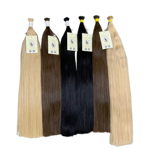 Coleta ผมมนุษย์สำหรับต่อผมเรมี่ผมบริสุทธิ์ของ12A เวียดนามวาดคู่ V สไตล์คลื่นน้ำและตัว V - Product Image 1