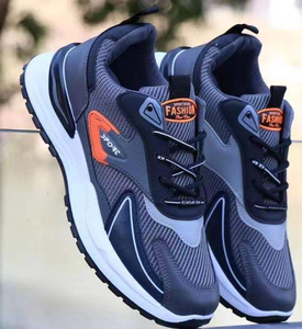 XYRUN รองเท้าวิ่งตาข่ายสำหรับผู้ชายสีเทาสีดำสีส้ม EVA พื้นรองเท้ายางพื้นรองเท้าด้านนอกยางสปริงรองเท้าผ้าใบสำหรับออกกำลังกาย - Product Image 3