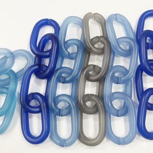 Chaîne à maillons en résine écologique, grande, faite à la main, décoration murale en résine. - Product Image 3