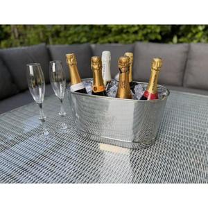 Bac à glace en fer à grande capacité pour canettes de boissons et aliments, seau à glace en tôle, fournitures pour événements, décoration de table de fête, refroidisseur à vin - Product Image 5