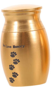 Urnas Decorativas de Latón para Cenizas de Mascotas, Urnas Funerarias Pequeñas, Artículos Funerarios, Urna Clásica y Elegante, Urnas para Mascotas al por Mayor - Product Image 3