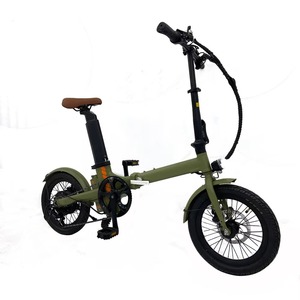 Bicicleta Eléctrica Plegable de 36V 250W con Cuadro de Acero de 16 Pulgadas, Venta al Por Mayor, Bicicleta Eléctrica Ligera para Paseos Urbanos - Product Image 1