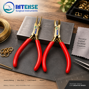 Pinces pour la fabrication de bijoux, pinces à bec rond, pinces coupantes, outils de bijouterie, pinces à couper les fils, outil de pliage de fils, outil de réparation de bijoux - Product Image 5